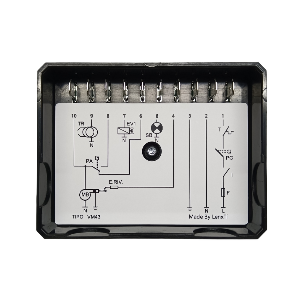 LenxTi VM43 37200634 Burner Controller Automatic Control Systems For Forced Draught Burners For Gaseous Fuels