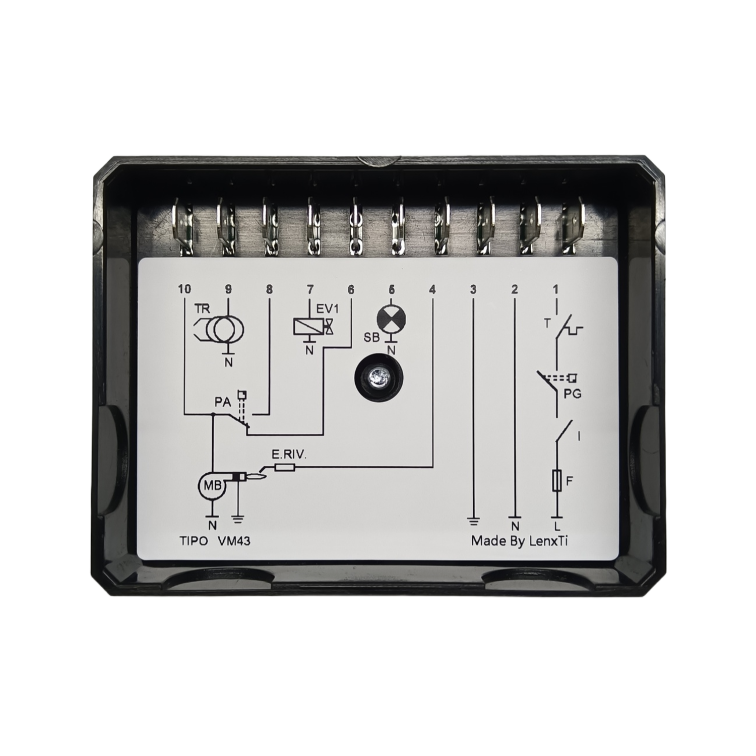 LenxTi VM43 37200634 Burner Controller Automatic Control Systems For Forced Draught Burners For Gaseous Fuels